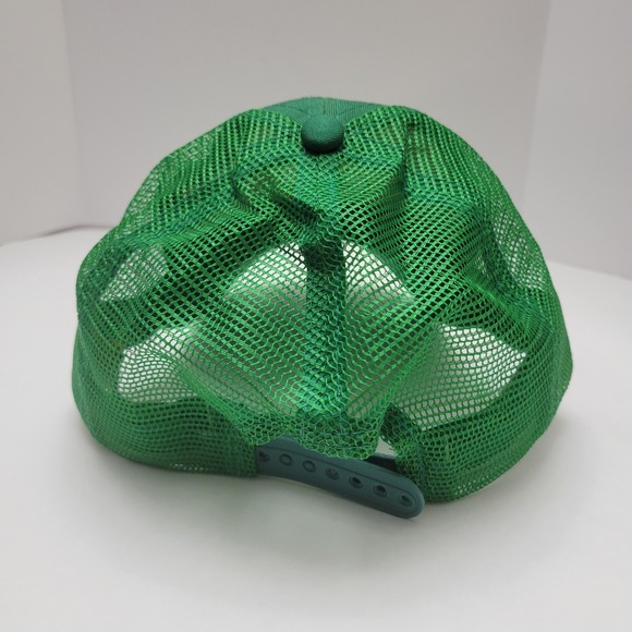 John Deere Snapback Mesh Trucker Hat Green Cary Francis Group Embroidered Logo - Picture 5 of 11